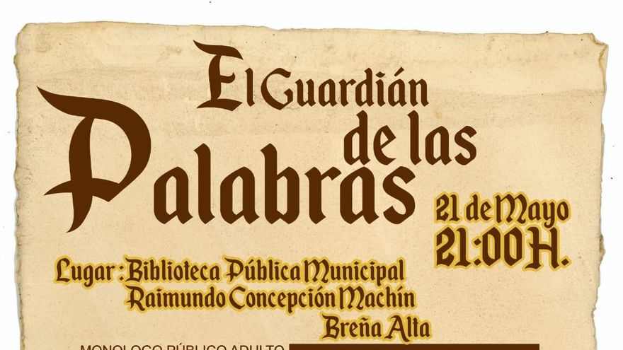 Cartel del monólogo ‘Deseo’.