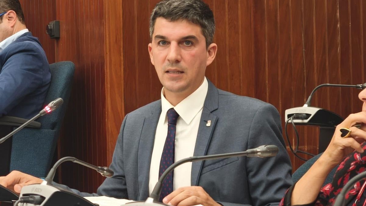 El secretario general y portavoz del PSOE de Santander, Daniel Fernández.