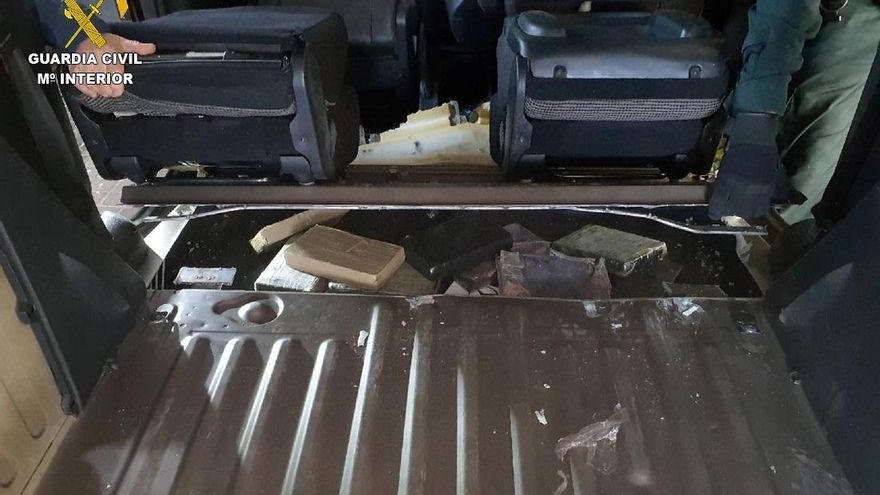 La Guardia Civil intercepta un vehículo cargado con más de 45 kilos de cocaína en Ciudad Real