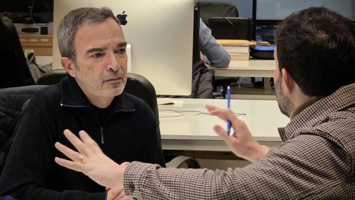 Salvador Enguix, durant l'entrevista.