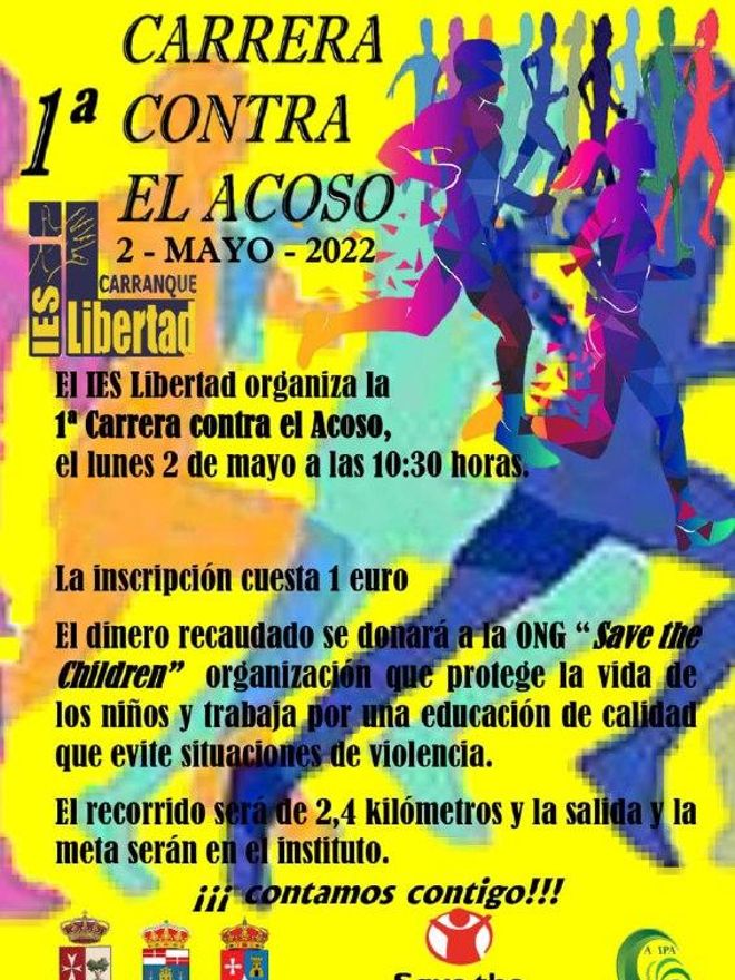 Alumnado de un pueblo de Toledo corre contra el acoso escolar: "Hay que ...