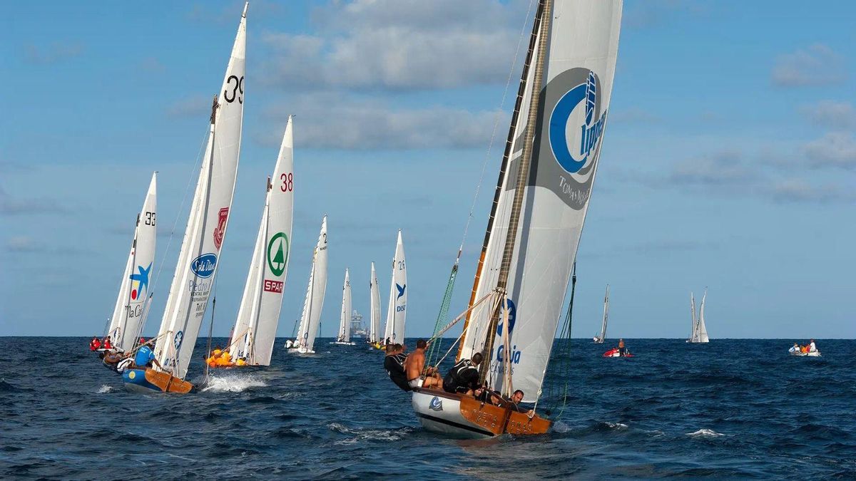 Embarcaciones de vela latina.