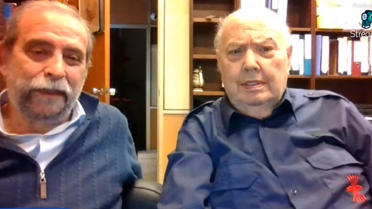 Juan Martínez Grasa y Alberto Royuela en el vídeo por el que serán juzgados