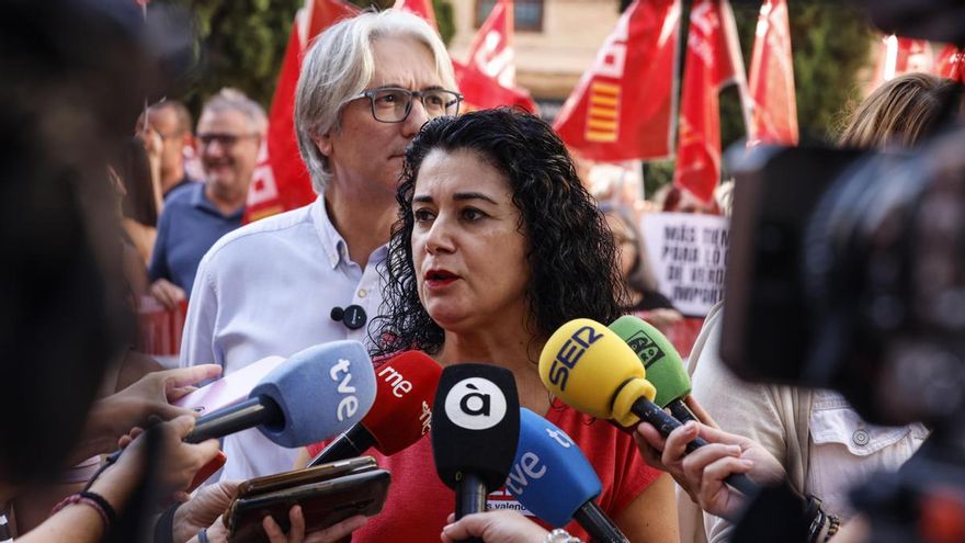 La secretaria general de CCOO PV, Ana García, en una imagen de archivo