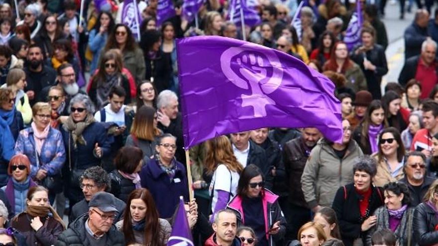 César Sánchez / ICAL Manifestación del 8M en Ponferrada