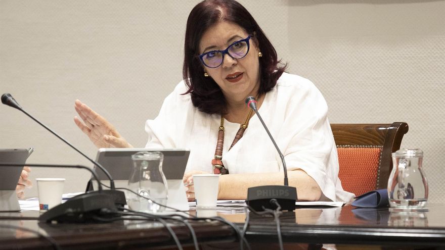 La consejera de Educación, Universidades, Cultura y Deportes del Gobierno de Canarias, Manuela de Armas.EFE/ Miguel Barreto