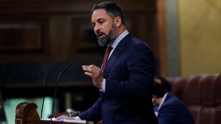 El líder de Vox, Santiago Abascal. EFE/ Emilio Naranjo/Archivo