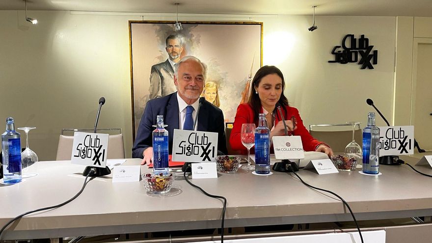 El vicesecretario de Institucional del PP, Esteban González Pons, interviene en el 'Club Siglo XXI'