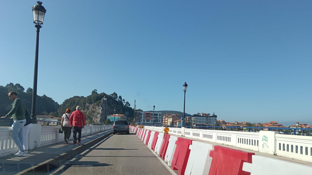La rehabilitación del puente de Ribadesella provocará cortes la próxima semana