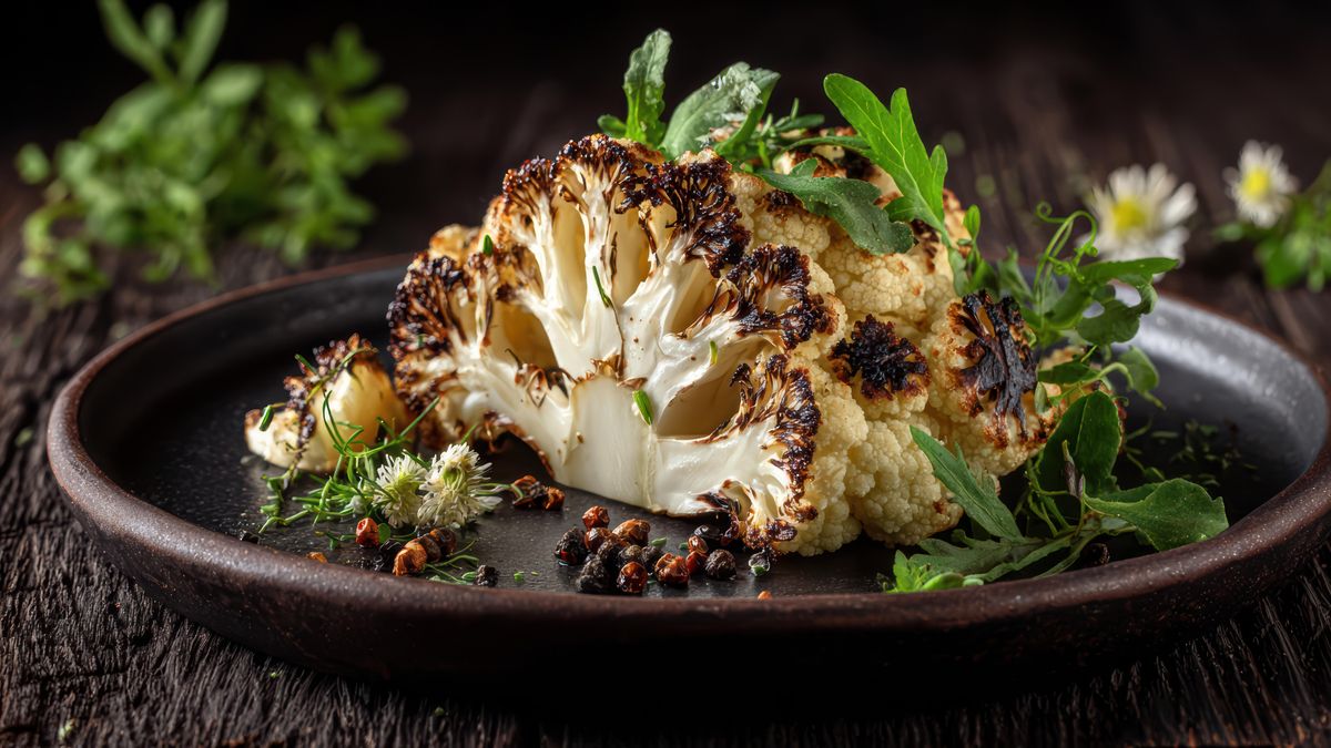 Coliflor al horno con tahini: cómo preparar la guarnición nutritiva y saludable para tus primeras recetas de otoño
