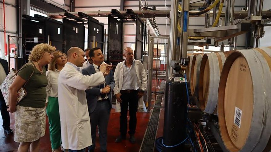Valdepeñas inaugura el almacén de barricas de vino tranquilo más grande del mundo