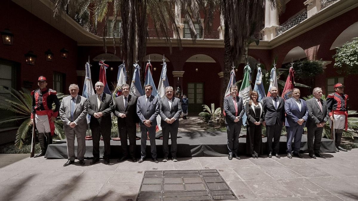 Los gobernadores del Norte Grande durante una de sus últimas reuniones.