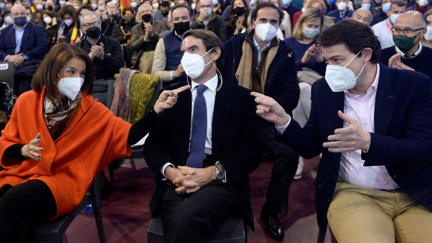 Aznar agita la bronca interna en el PP en mitad de la tregua por la campaña de Castilla y León