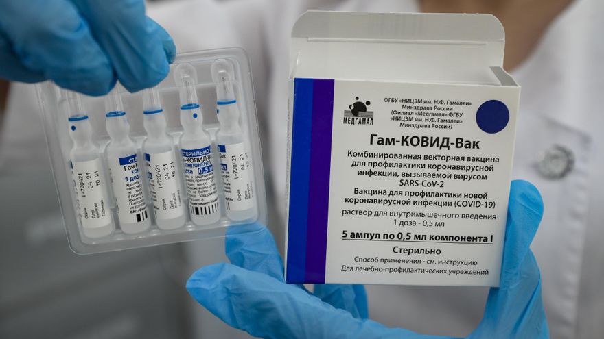 Hasta este miércoles, Argentina había recibido 12.268.830 dosis de Sputnik V, de estas 9.375.670 del componente 1 y 3.093.160 del componente 2, según datos oficiales. EFE/Archivo