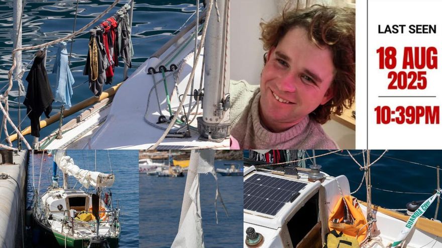 Lo que se sabe hasta ahora de la misteriosa desaparición de James Nunan, el británico que quería cruzar el Atlántico con su perra