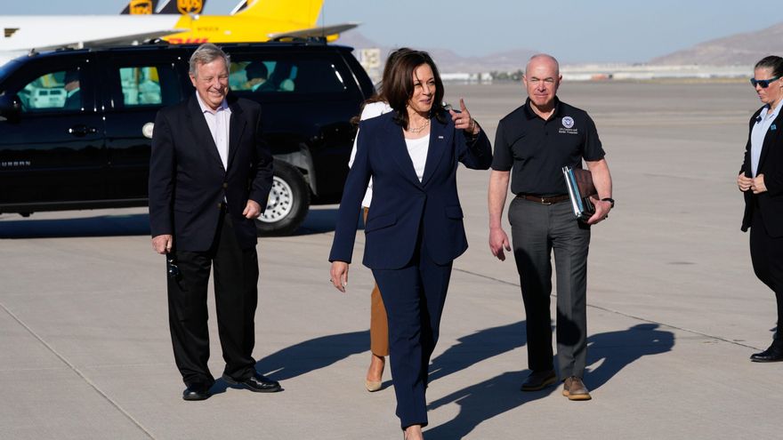 Migrantes, optimistas antes la visita de Harris a la frontera México-EE.UU.