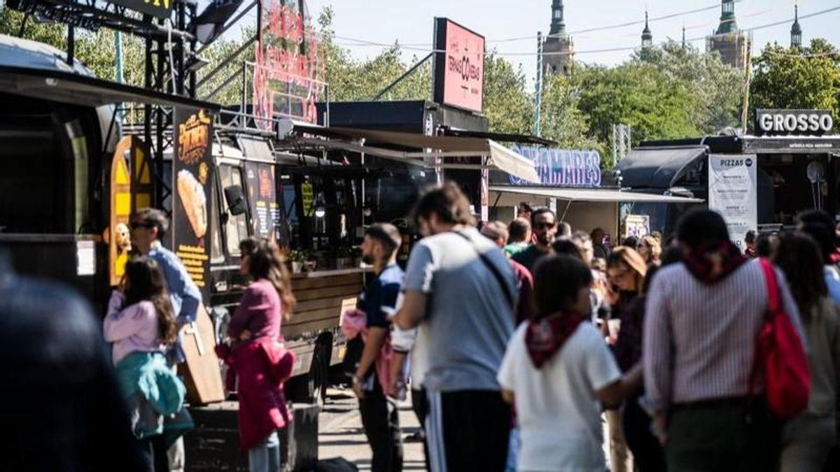 Más 'foodtrucks' durante las Fiestas del Pilar en el parque de San Pablo de Zaragoza: habrá 26 puestos