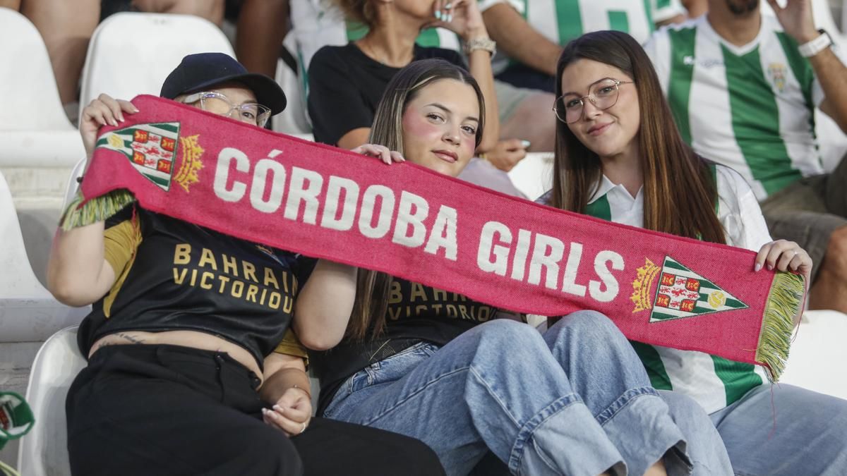 Grada Blanquiverde del Córdoba CF - Granada CF