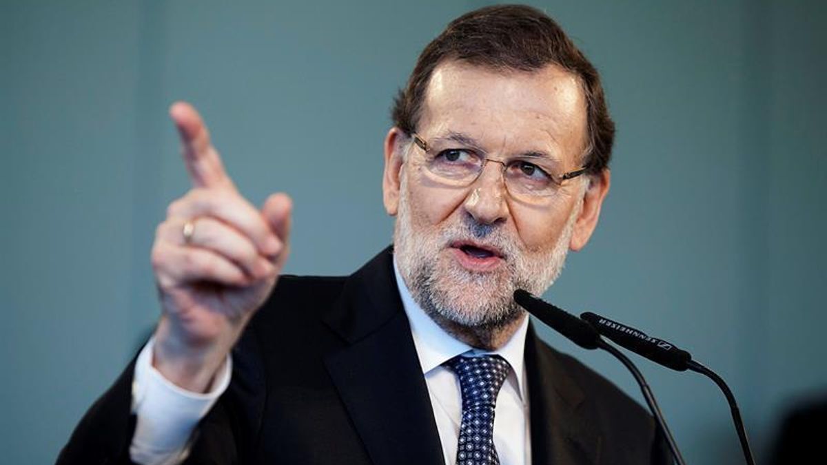 El candidato del PP, Mariano Rajoy.