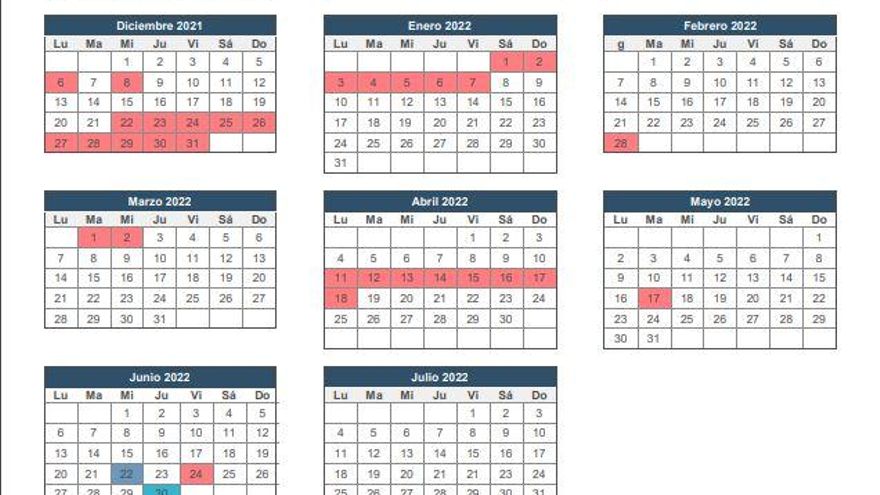 Calendario escolar para el curso 2021-22 en Galicia: inicio de las clases, vacaciones y festivos