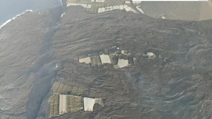 La lava se concentra en las zonas del Callejón de La Gata y Todoque