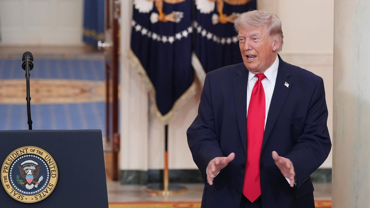 Fotografía del 1 de abril de 2026 del presidente de Estados Unidos, Donald Trump. EFE/EPA/Alex Brandon / POOL