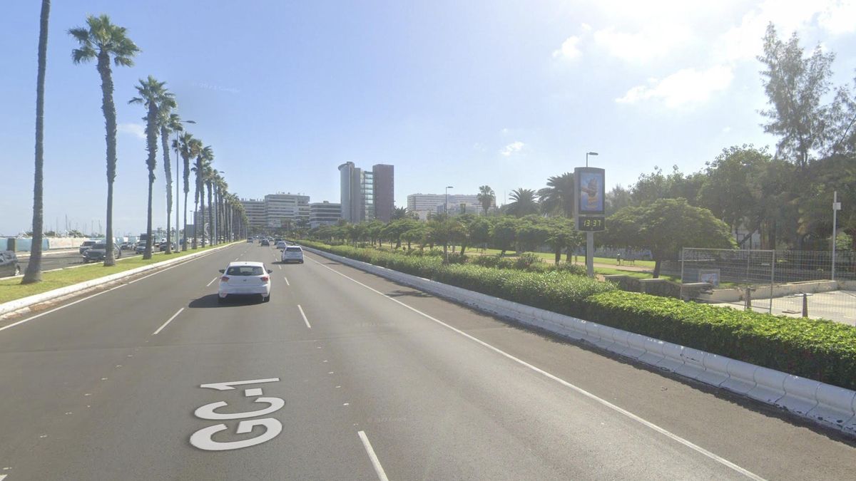 Autovía Marítima, a la altura del parque Romano.