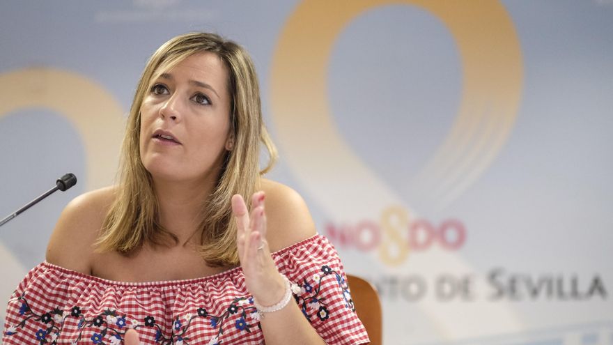 Archivo - La concejala socialista en el Ayuntamiento de Sevilla Myriam Díaz