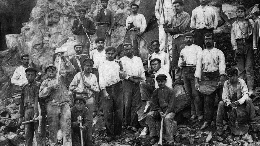 Los trabajadores de la mina Parcocha, en Bizkaia abandonaron la huelga en cuanto Horacio Echevarrieta admitió sus reivindicaciones