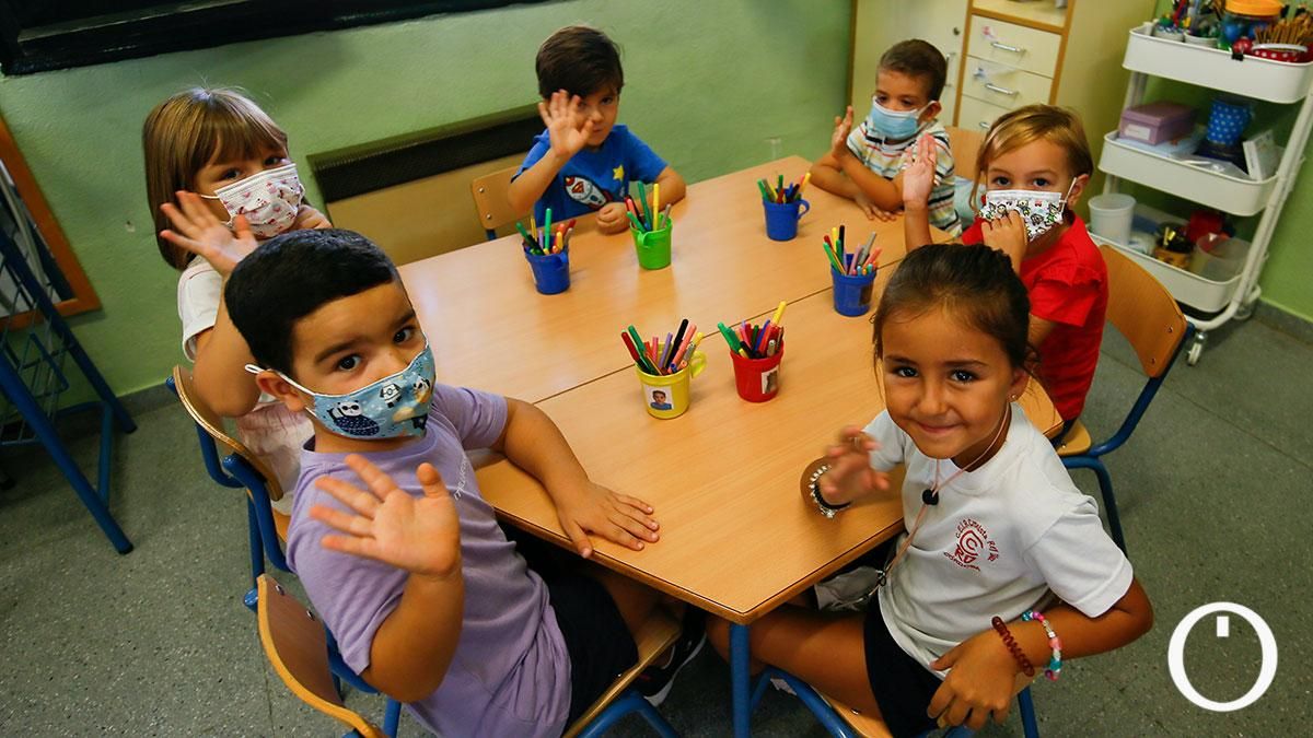 Primer día de colegio en el colegio Cronista Rey Díaz