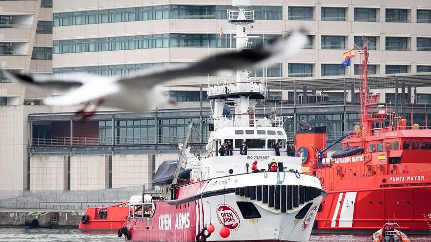 Los 110 rescatados por Open Arms desembarcan en Lampedusa