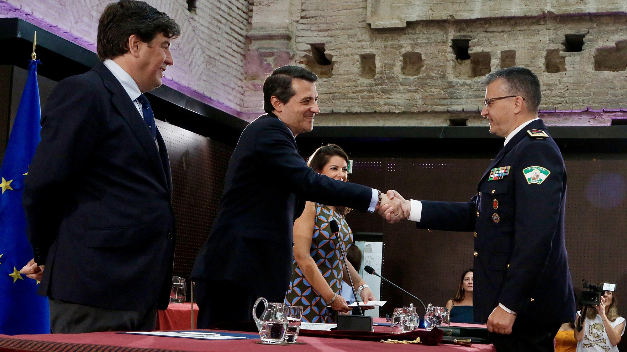 Toma de posesión del nuevo intendente mayor de la Jefatura de la Policía Local