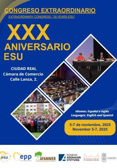 Cartel del Congreso celebrado en Ciudad Real en noviembre de 2025