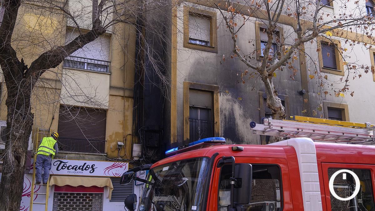 Incendio en Cruz de Juárez