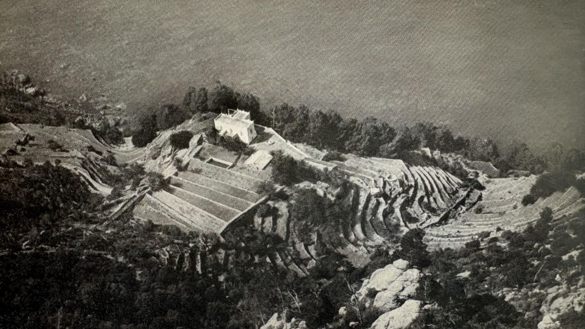 Finca de S'Estaca donde Catalina Homar cultivaba malvasia, hoy propiedad del actor Michael Douglas.