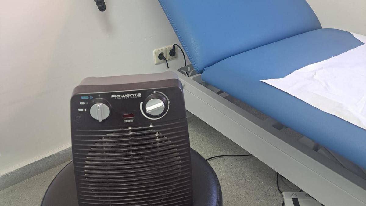 Los profesionales de un centro de salud de Logroño llevan estufas al trabajo: están sin calefacción desde hace una semana
