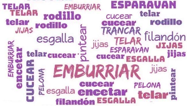 Palabras en llionés.