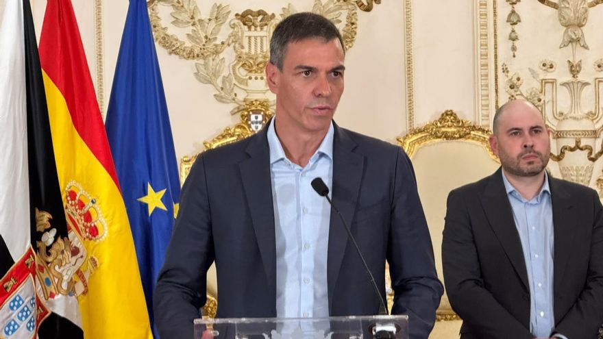 El presidente del Gobierno, Pedro Sánchez, en Ceuta.
