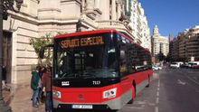Uno de los nuevos autobuses de la EMT