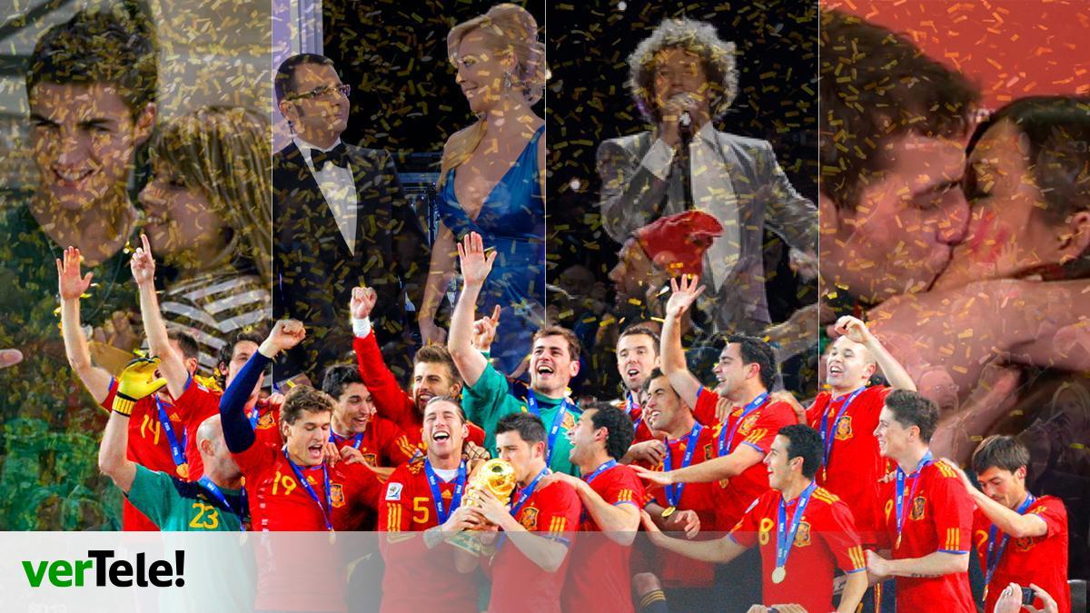 Así era la TV en 2010, el año en que España jugó (y ganó) su primera final del Mundial de fútbol.