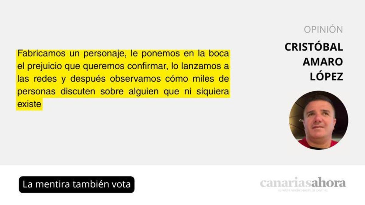 La mentira también vota