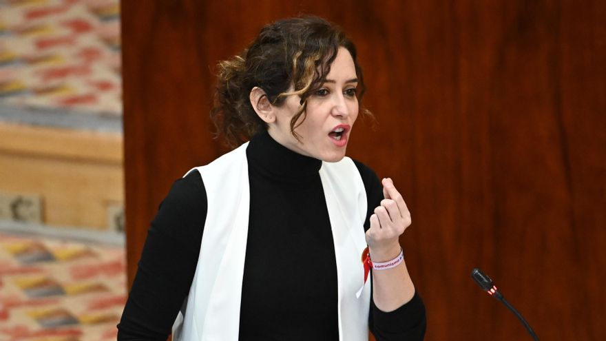 La presidenta de la Comunidad de Madrid, Isabel Díaz Ayuso, en una imagen de archivo. EFE/ Fernando Villar