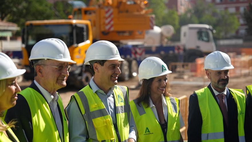 244 millones para llevar el Metro al nuevo hospital: Moreno liga al “déficit sanitario” la prolongación hacia el norte de Málaga