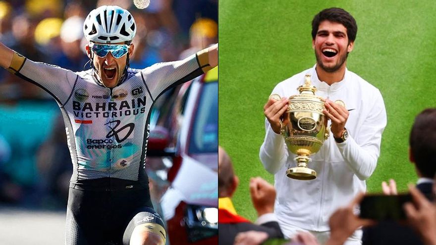 El Tour de Francia (13.3%) arrasa en La 1 y Alcaraz se corona en Wimbledon (7.4%) disparando a la TV de pago
