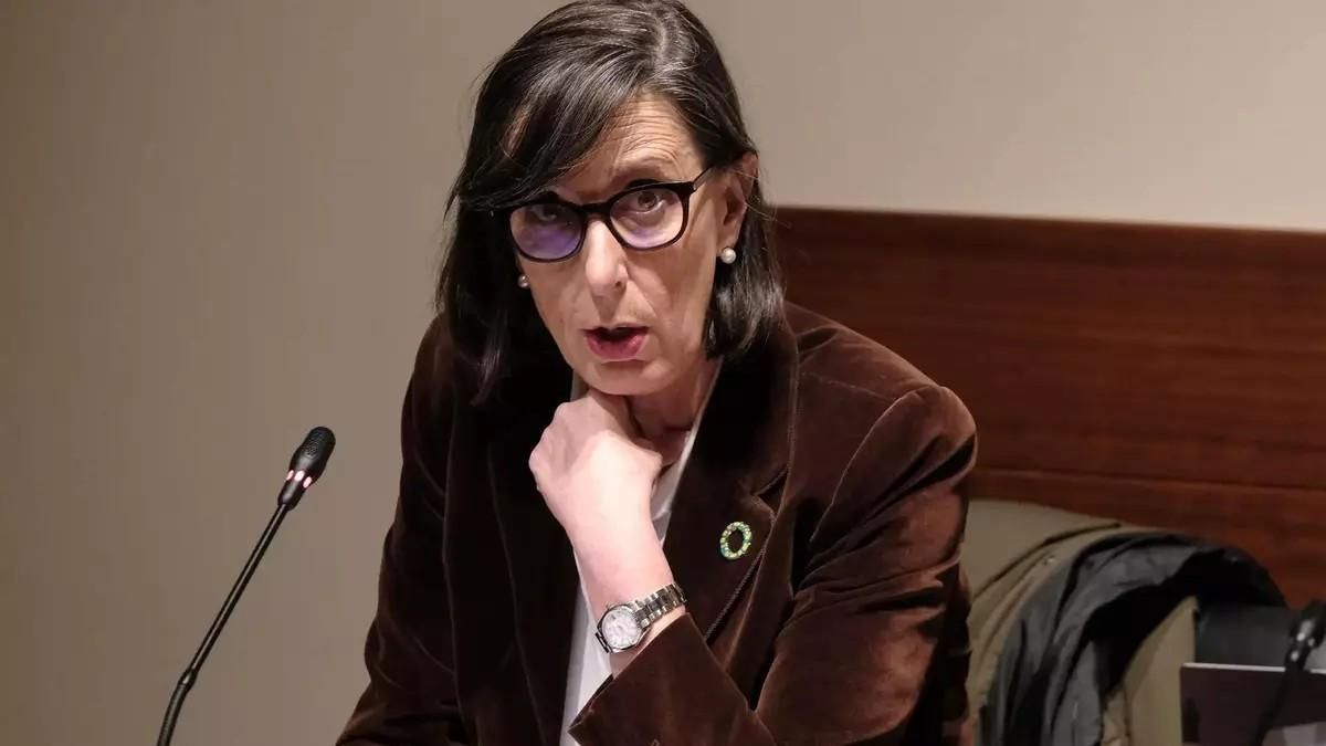 La presidenta de la Autoridad Portuaria de Gijón/Xixón, Nieves Roqueñí.