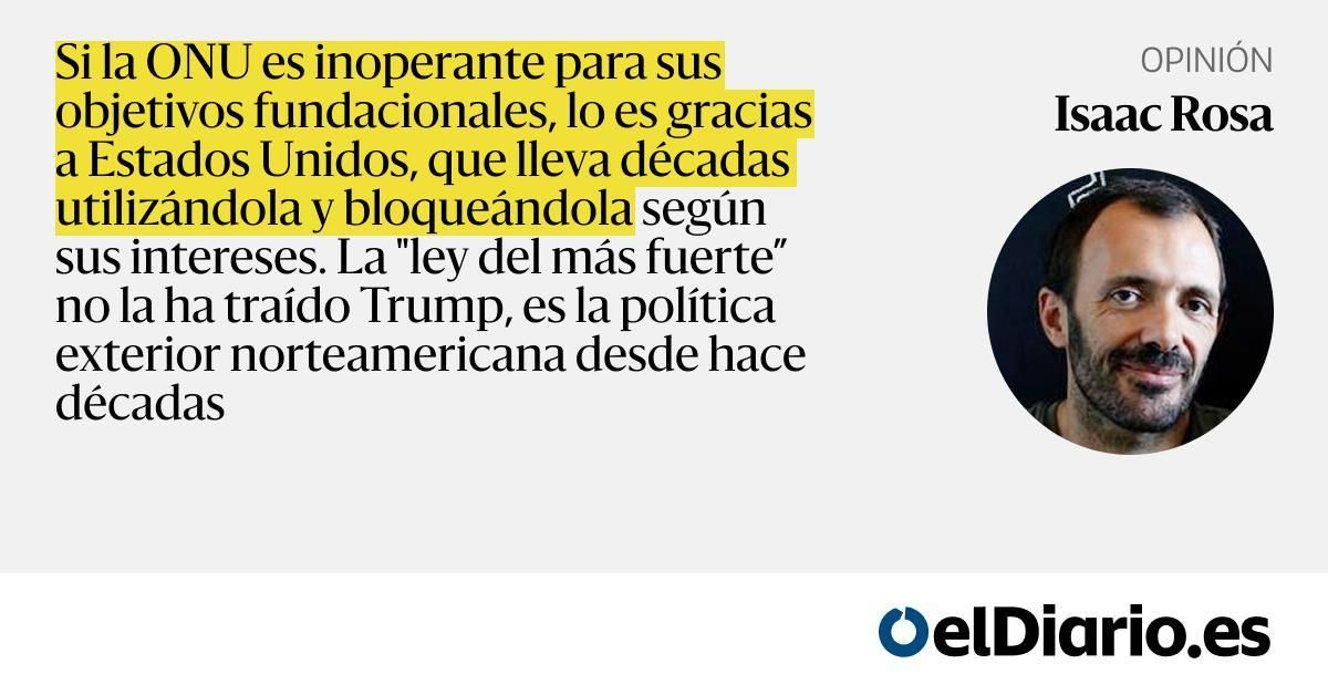 'Derribos Trump' quiere reformar la ONU