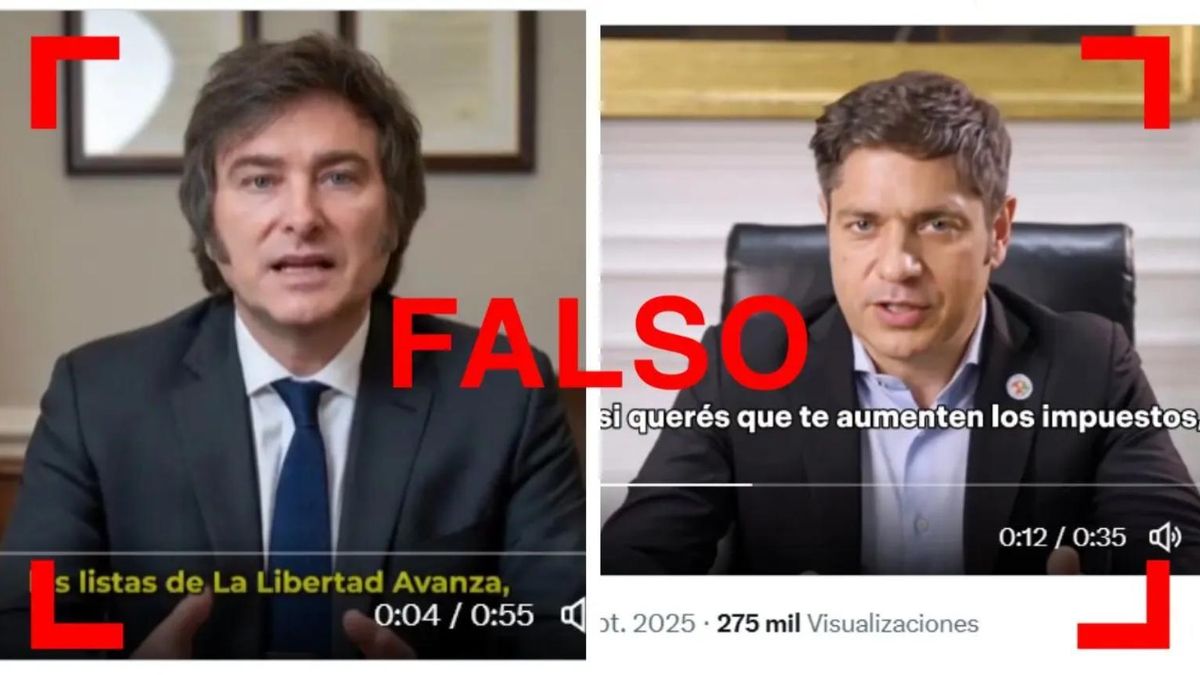 Imágenes falsas creadas con IA.