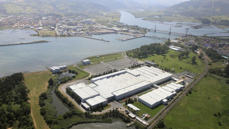 Foto aéresa de la fábrica de SEG Automotive en Treto