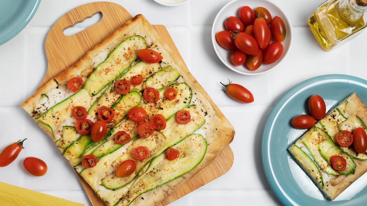 Focaccia de calabacín