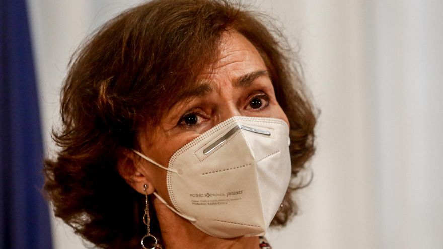 La vicepresidenta primera del Gobierno, Carmen Calvo. En una foto de archivo